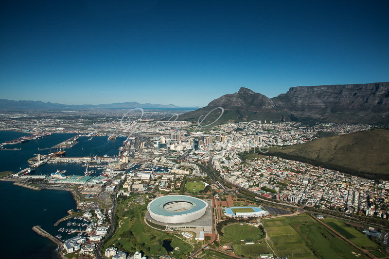 Airshot Kapstadt mit Cape town Stadium